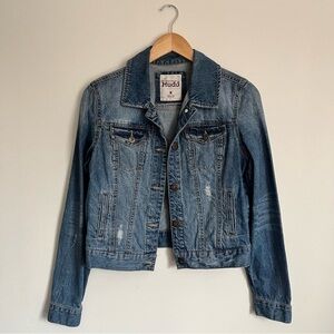 Mudd distressed denim jean jacket